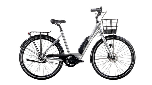 Elcykel Ecoride Ambassador 28 AXS M-5 E5 Dam silver