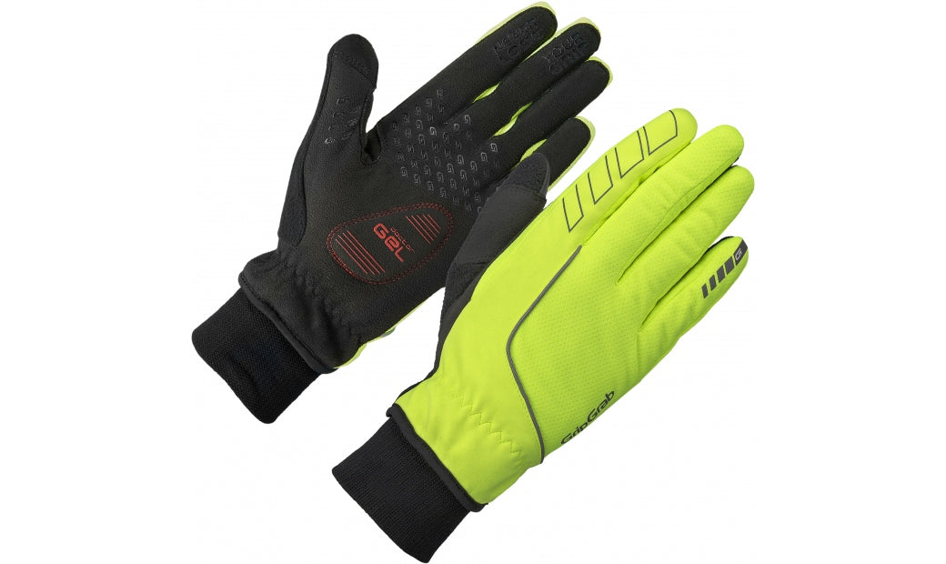 Handskar GripGrab Windster Windproof Winter hi-vis gul