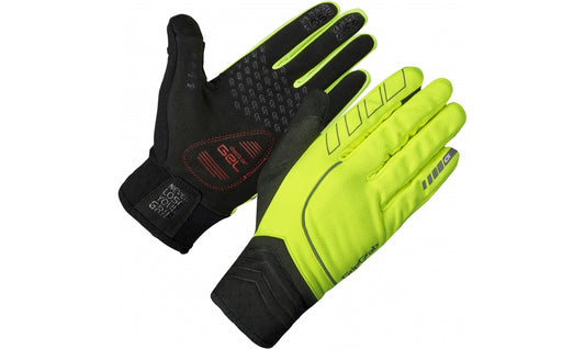 Handskar GripGrab Hurricane Windproof Midseason hi-vis gul