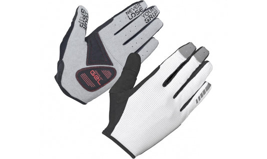 Handskar GripGrab Shark Padded Full Finger vit