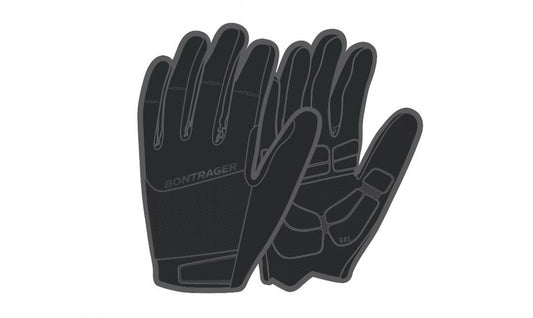 Handskar Bontrager Circuit FF Gel Svart