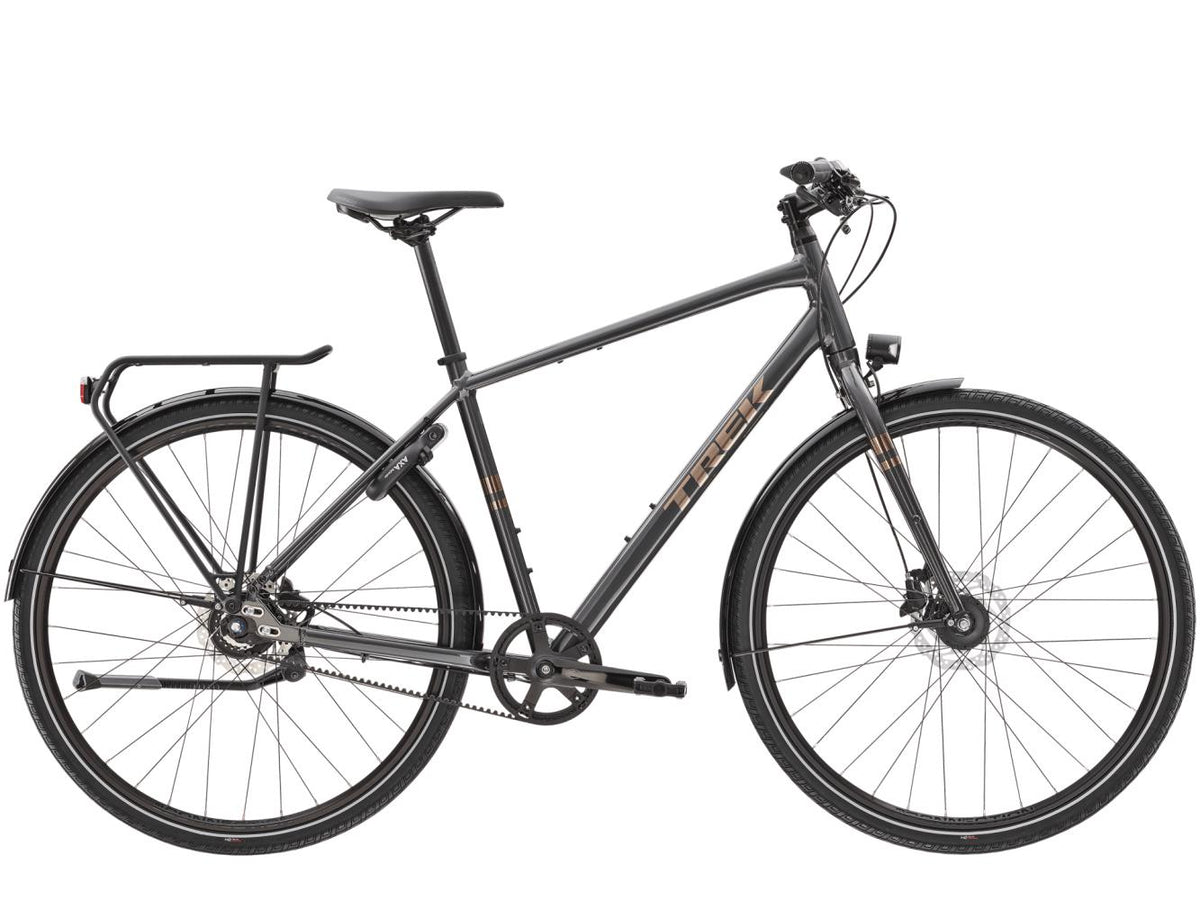 Hybridcykel Trek District 4 EQ Grå