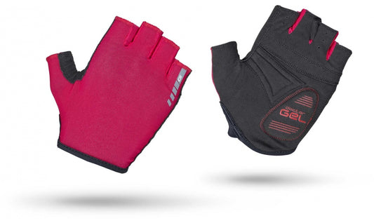 Handskar GripGrab Solara Lightweight Padded Tan Through röd