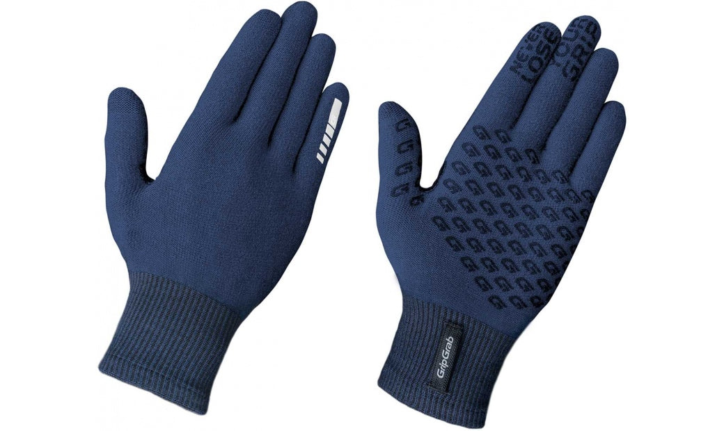 Handskar GripGrab Primavera Merino II mörkblå