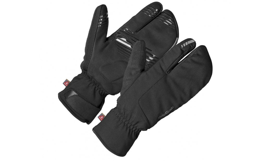 Cykelhandskar Gripgrab Nordic 2 Windproof Deep Winter Lobster Svart