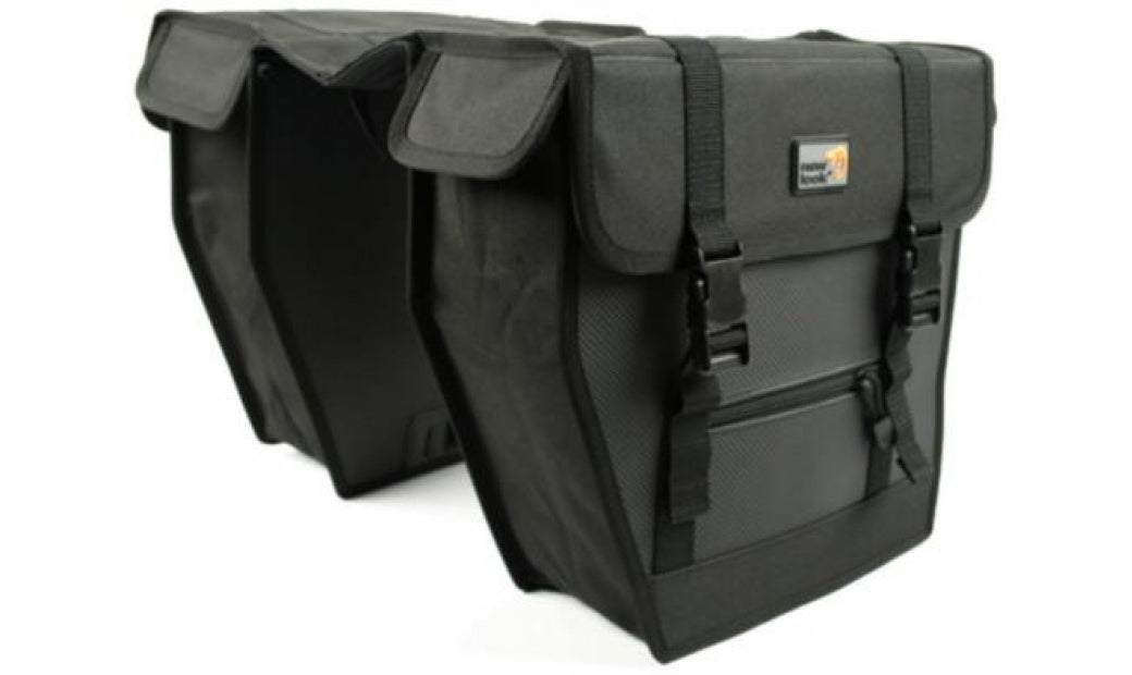 Packväska New Looxs Superior Midi Double Pannierbag 27 L svart