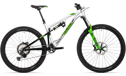 MTB Rock Machine Blizzard 90-297 RZ silver/svart/grön