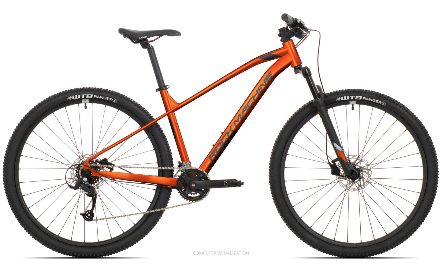 MTB Rock Machine Manhattan 40-29 Orange/Silver