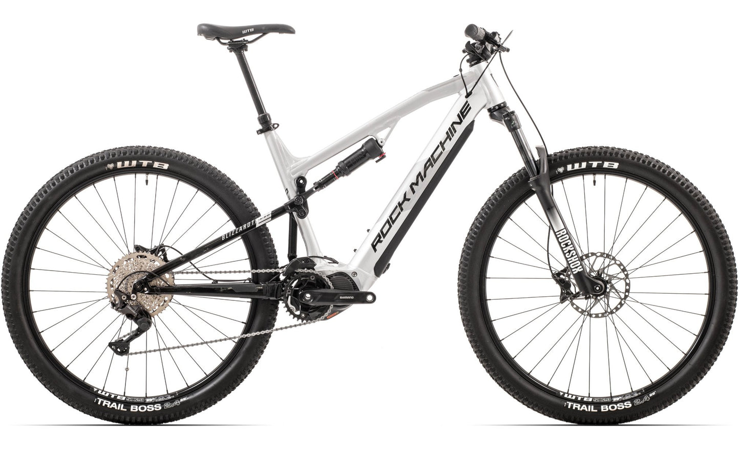 El-MTB Rock Machine Blizzard e30-29 Silver/Svart/Grå