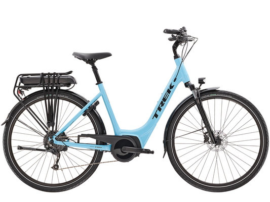 Elcykel Trek Verve+ 2 Lowstep 400Wh turkos