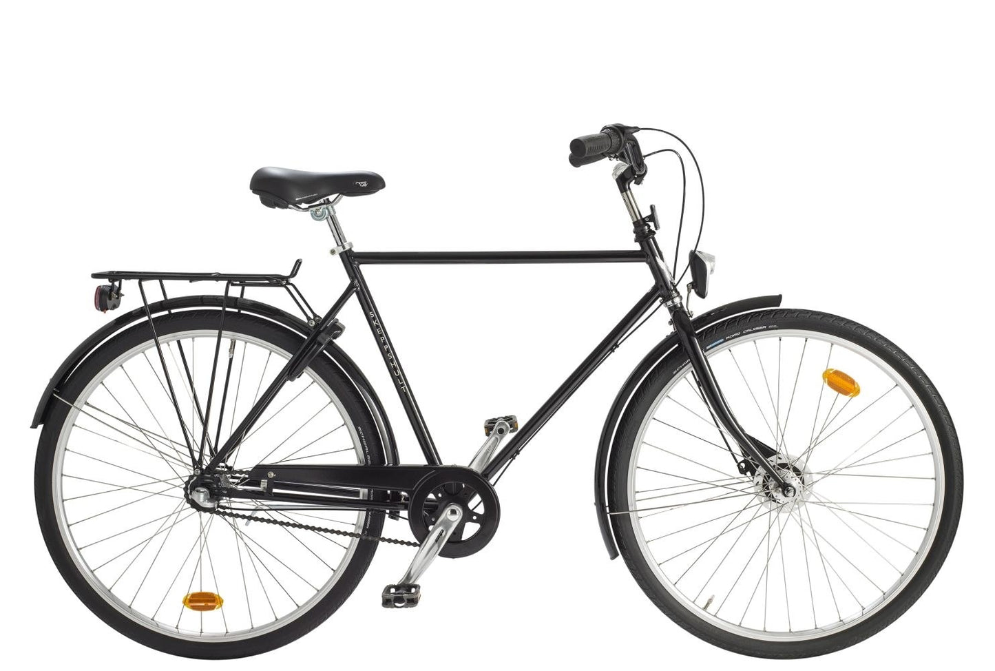 Herrcykel Skeppshult Original 3-Växlad Spegelsvart