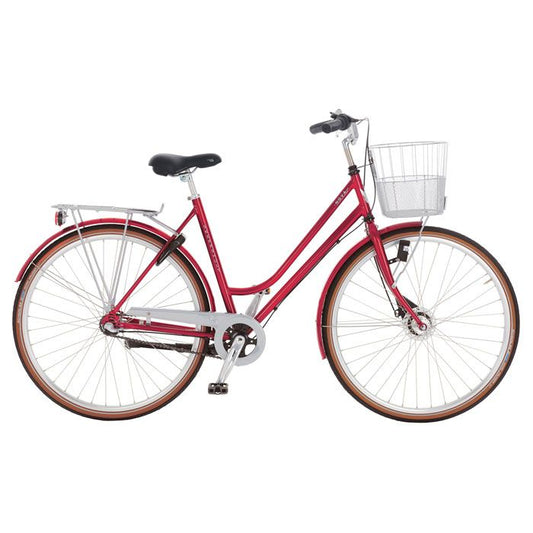Damcykel Skeppshult Nova 3-Växlar Röd
