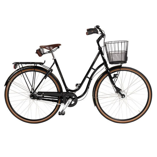 Damcykel Skeppshult Natur Premium 7-Växlar Svart