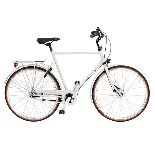 Herrcykel Skeppshult Stil Premium 7-Växlar Vit