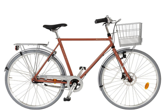 Herrcykel Skeppshult Favorit 7-växlar Bränd Jord