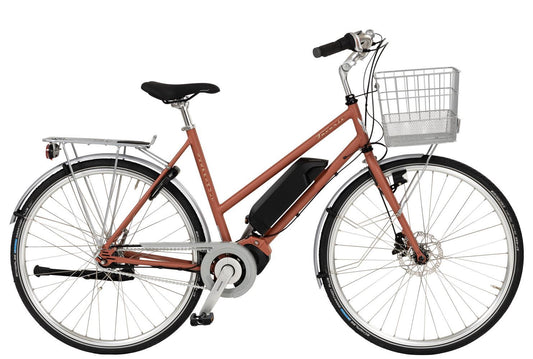 Elcykel Skeppshult Favorit El Dam 7-växlar Bränd Jord Matt