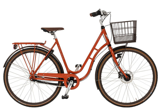 Damcykel Skeppshult Natur Colour 7-växlar Tegel