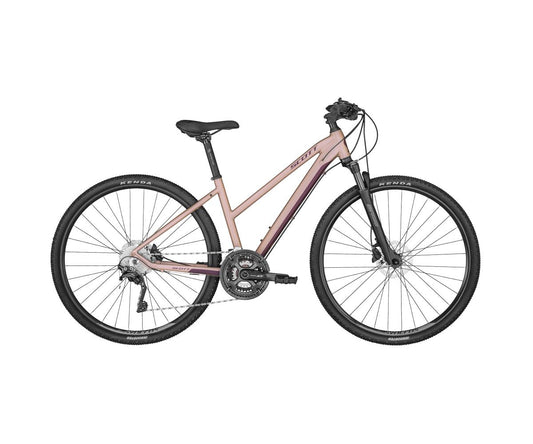 Hybridcykel Scott Sub Cross 10 dam rosa