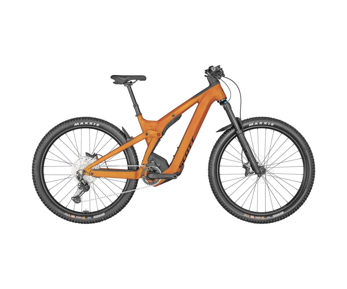 El MTB Scott Strike eRIDE 910 EVO Orange