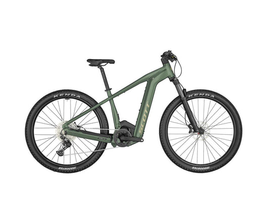 El MTB Scott Aspect eRIDE 900 Grön