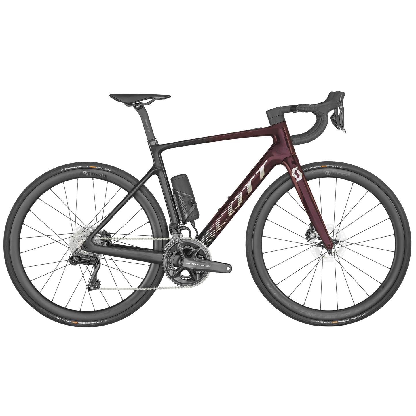 Elcykel Scott Racer Addict RC eRIDE Ultimate Red Tint Carbon
