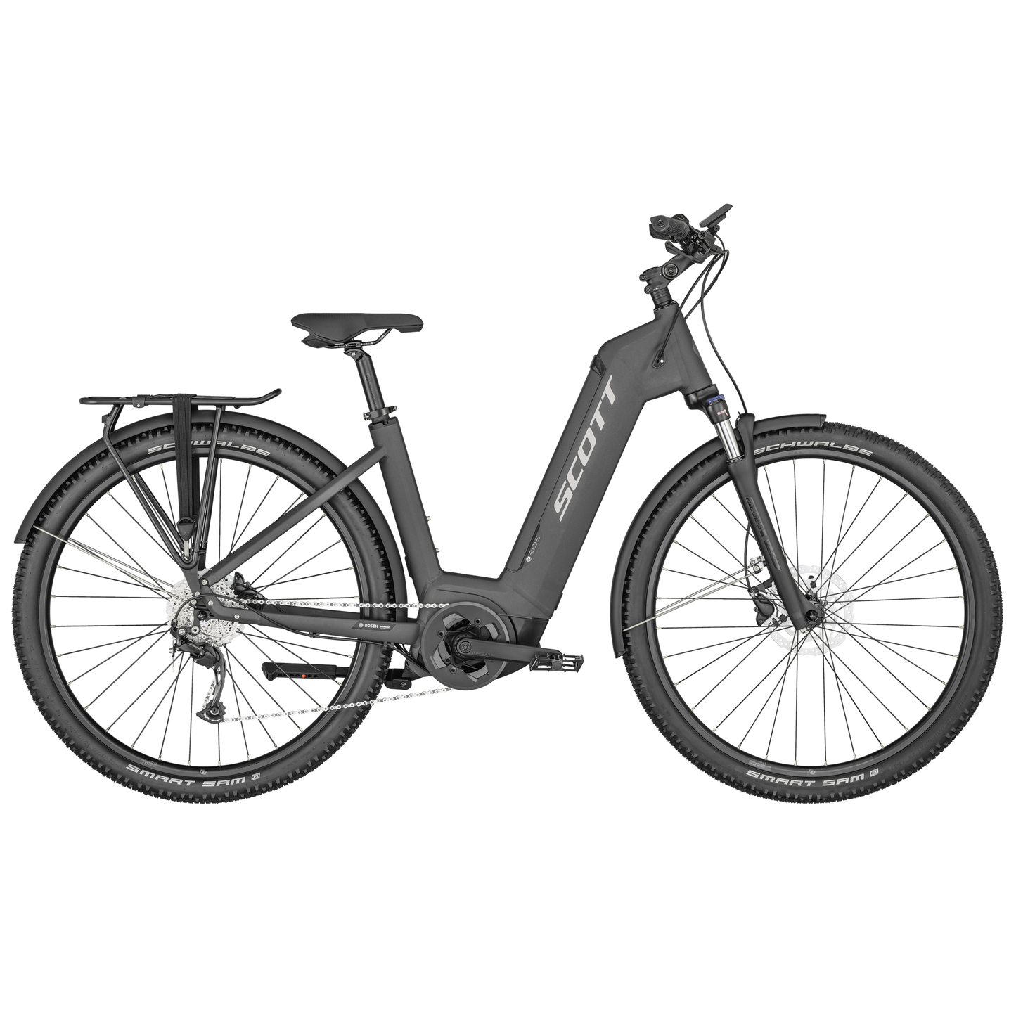 Elcykel Scott Unisex Sub Cross eRIDE 20 Unisex EQ Dark Anodized Grey