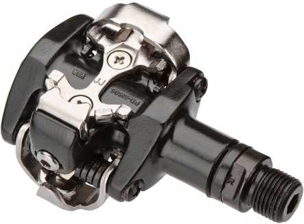 Pedaler Shimano PD-M505 svart inkl. pedalklossar