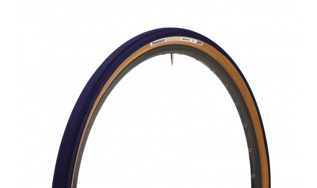 Cykeldäck Panaracer GravelKing TLC Vikbart  32-622 (28x1.25") Lila/Brun