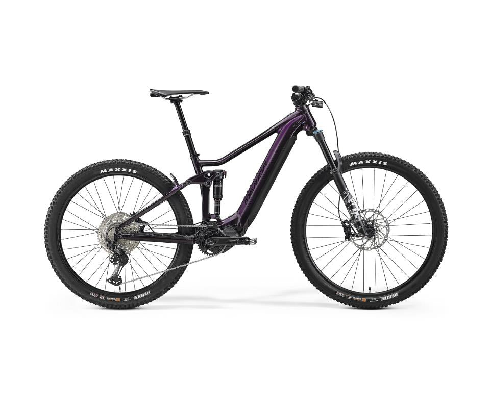 El MTB Merida Eone-Forty 700 mörklila/svart