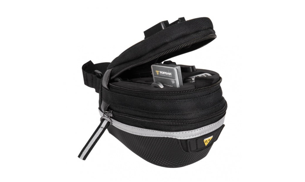 SadelväskaTopeak Survival Tool Wedge Pack II Black One Size