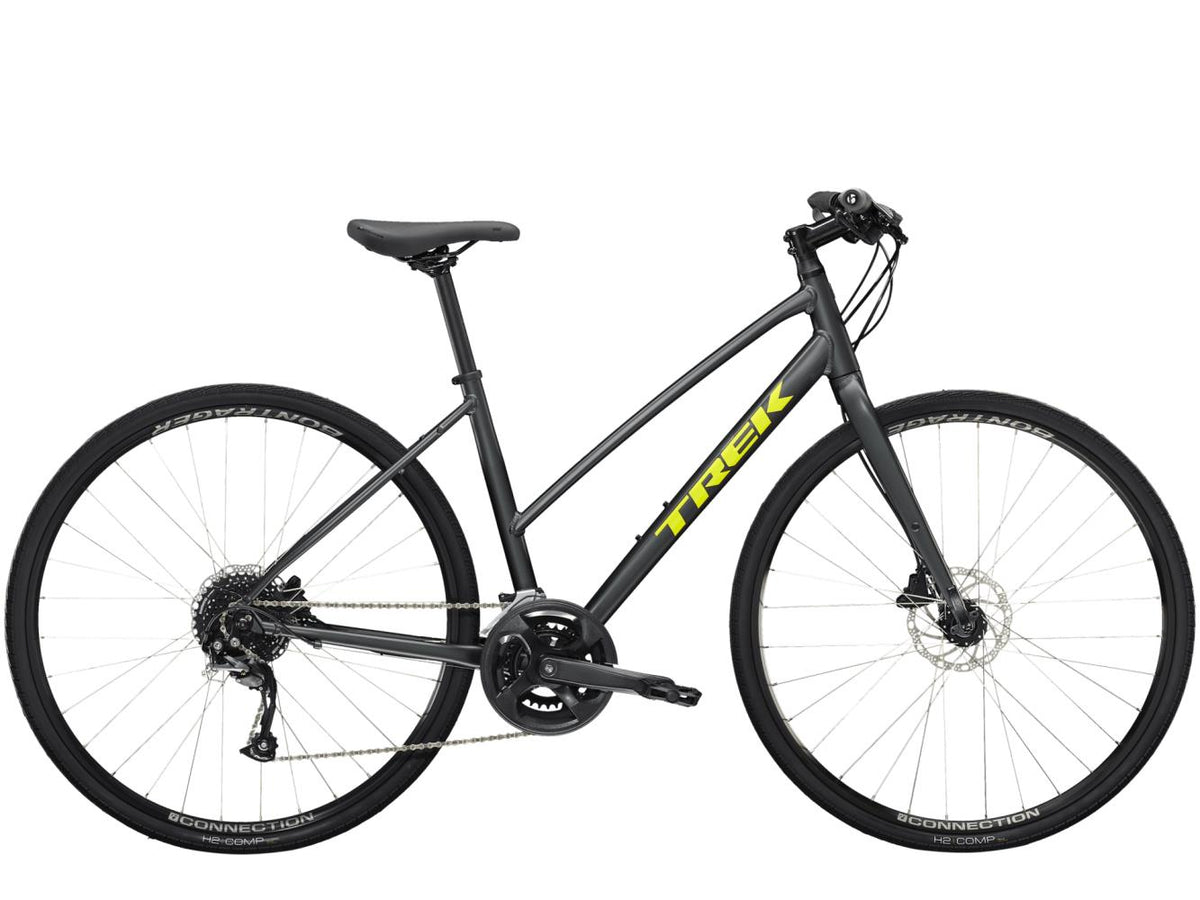 Hybridcykel Trek FX 2 Disc Stagger Grå