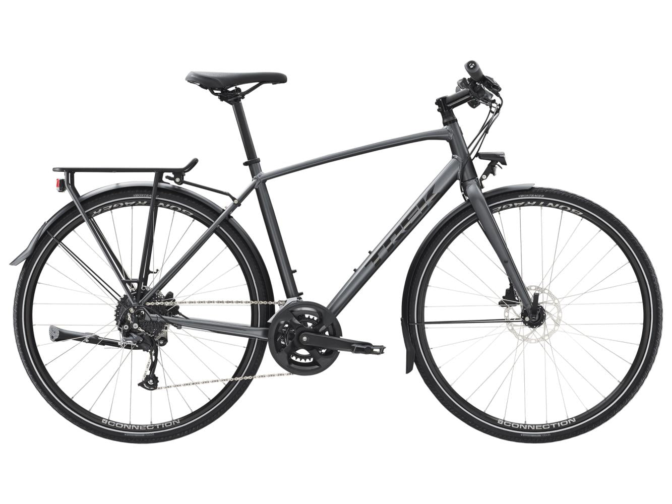 Hybridcykel Trek FX 2 Disc EQ Grå