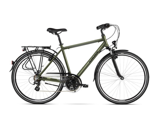 Hybridcykel Kross Trans 2.0 Grön