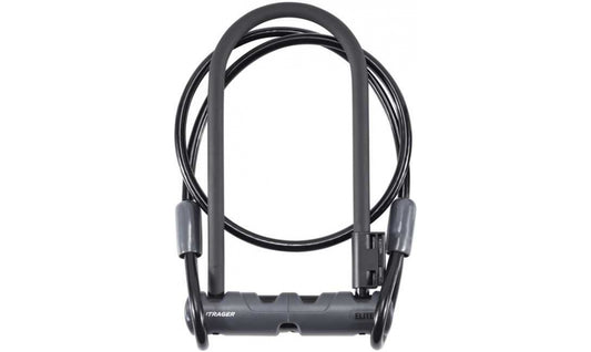 Bygellås Bontrager Elite Keyed 9 x 230 mm inkl. låsvajer svart