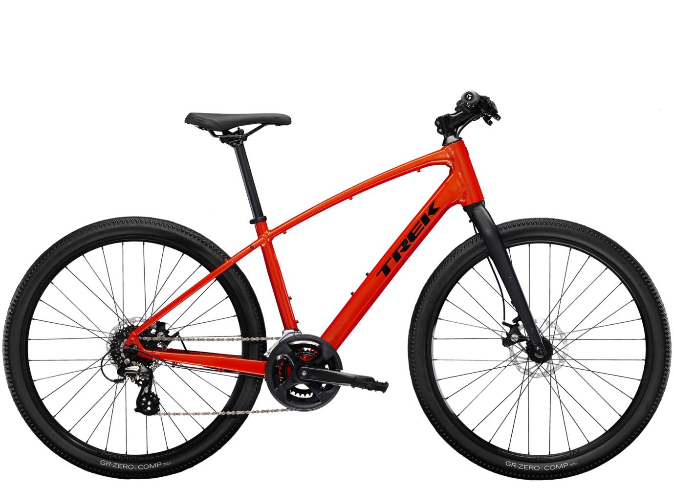 Hybridcykel Trek Dual Sport 1 Gen 5 Röd