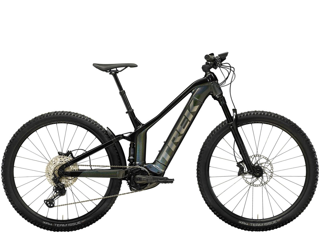 El MTB Trek Powerfly FS 7 Gen 3 Lila