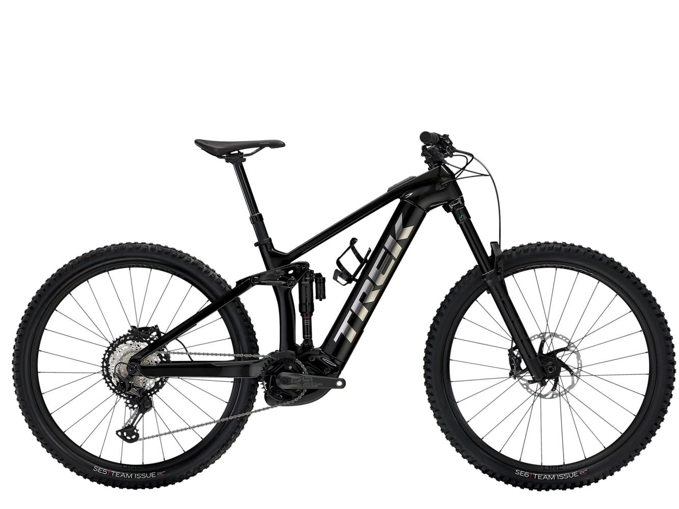 El MTB Trek Rail 9.8 XT Gen 4 Svart 29"