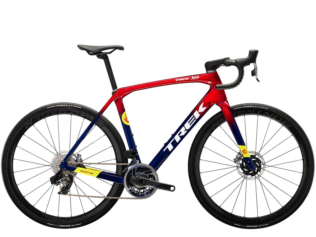 Racercykel Trek Domane SLR 9 AXS Gen 4 Röd/Blå