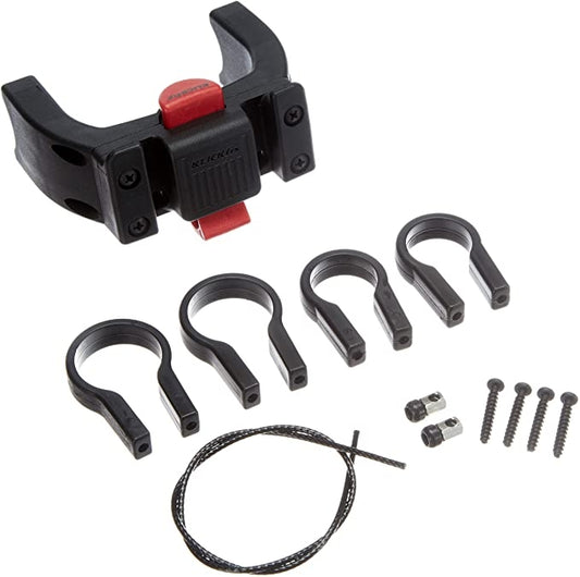 Adapter Vaude Klick Fix Fore-Bike Handle Bar Svart