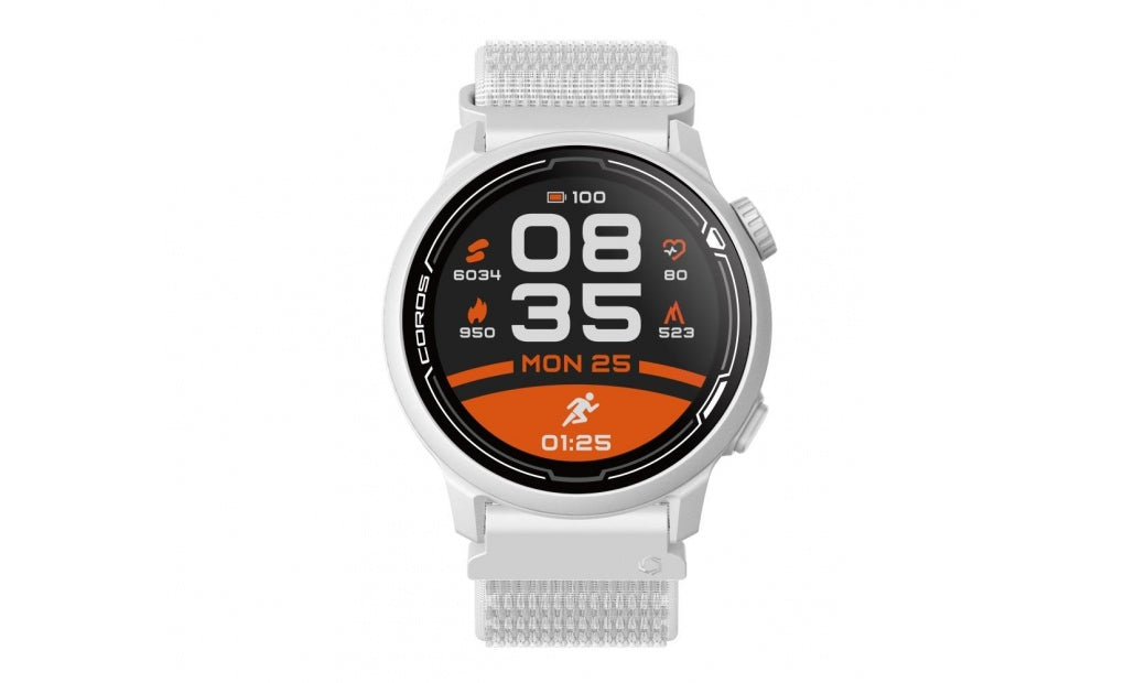 Träningsklocka Coros Pace 2 Nylon White