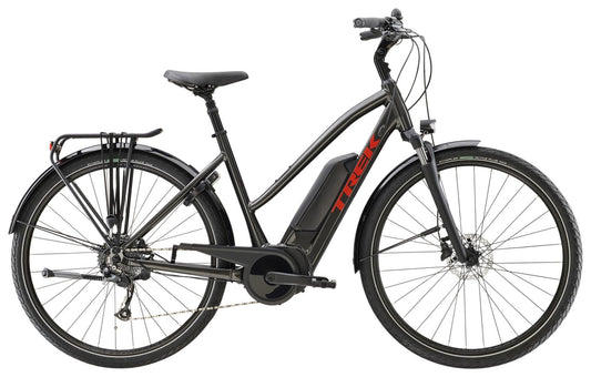 Elcykel Trek Verve+ 2 Stagger 300wh Dam Svart