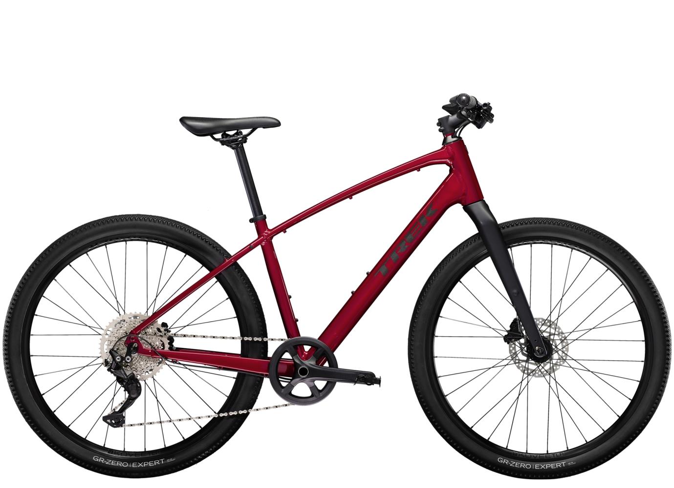 Hybridcykel Trek Dual Sport 3 Gen 5 Röd