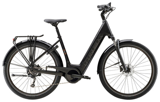 Elcykel Trek Verve+ 3 Lowstep 545wh Dam Svart