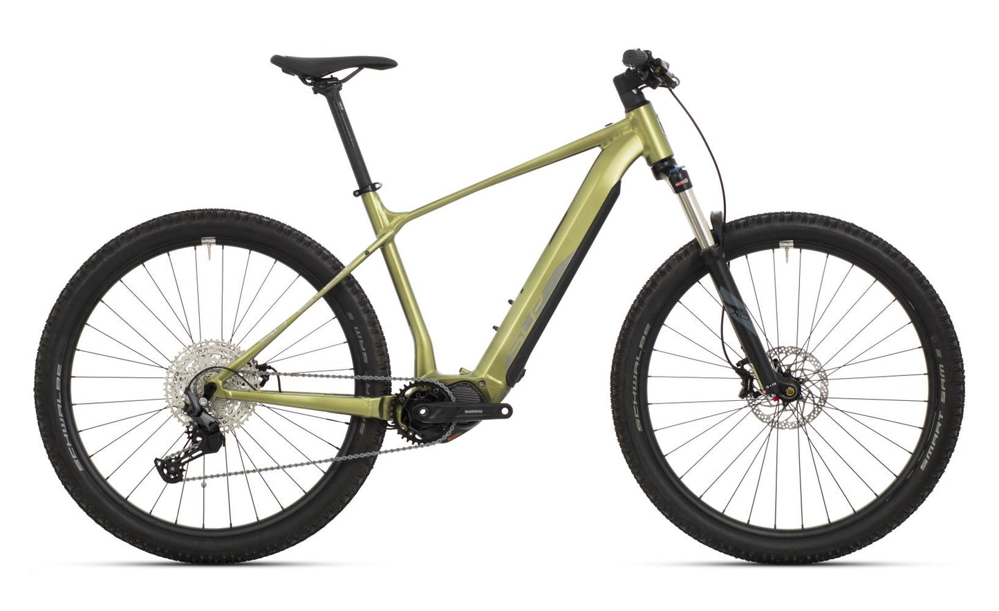 El MTB Superior EXP 8089 grön/silver