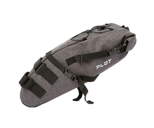 Sadelväska PLOT Randonneur Gravel 13L grå