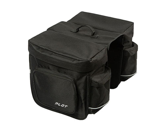 Pakethållarväskor PLOT Daily Commute Plus Pair 30L svart