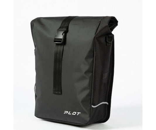 Pakethållarväska PLOT SuperCommuter Waterproof 22L svart