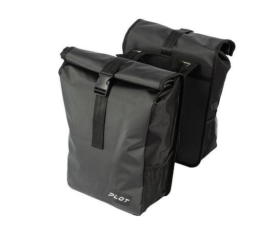 Pakethållarväskor PLOT SuperCommuter Waterproof Pair 40L svart