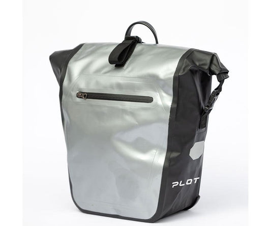 Pakethållarväska PLOT Aqua Deluxe Waterproof 16L silver/svart