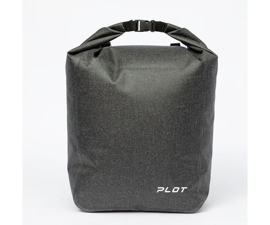 Pakethållarväska PLOT Urban Trekker Waterproof 25L grå